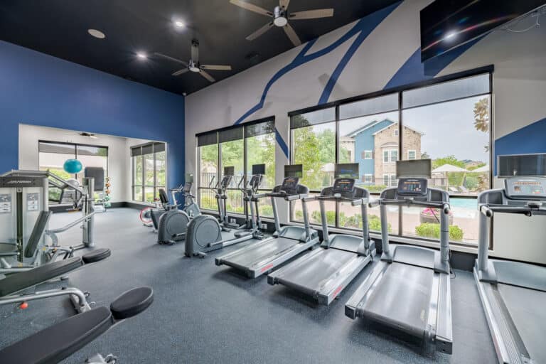 Windsong Estates Apartments fitness center.